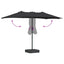 Havesol Sort 385 x 209 x 244 cm Polyester