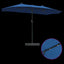 Havesol 385 x 209 x 244 cm Polyester Azurblå