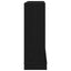 forsats til pejs 100x30x87,5 cm konstrueret træ sort-eg