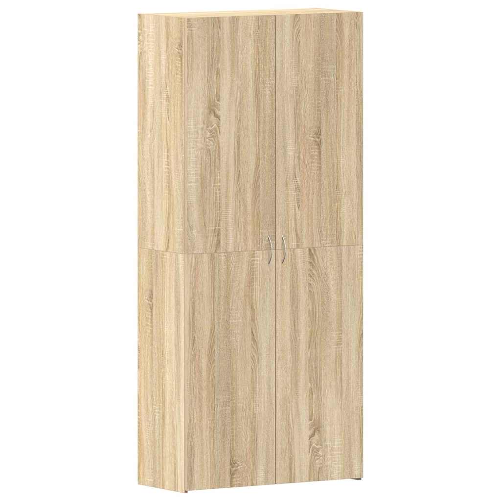 Sko skab med hylde Brun 80 x 35.5 x 180 cm Konstrueret træ
