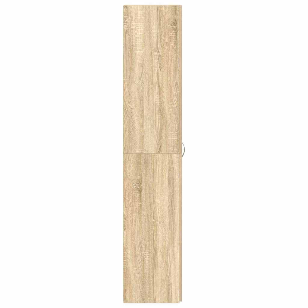 Sko skab med hylde Brun 80 x 35.5 x 180 cm Konstrueret træ