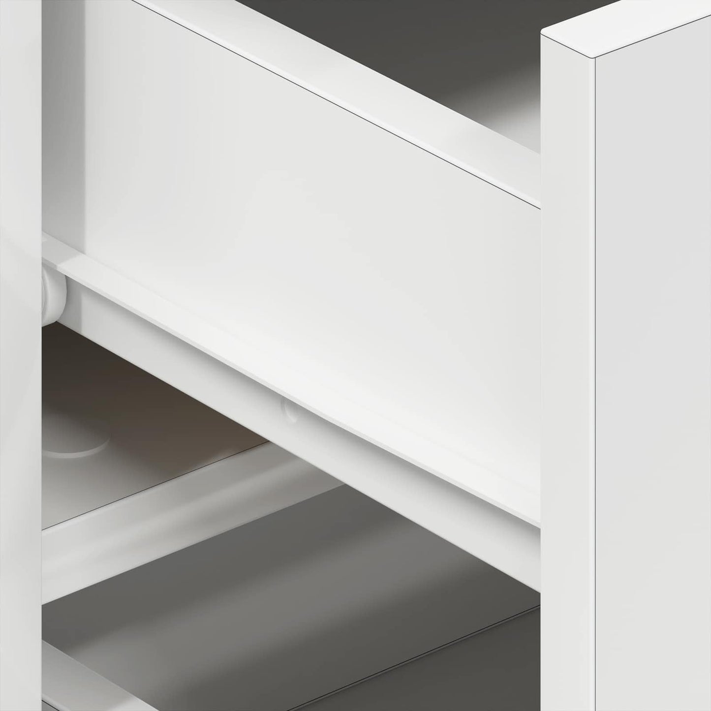 Sideboard Hvid 120 x 36 x 69 cm Konstrueret træ