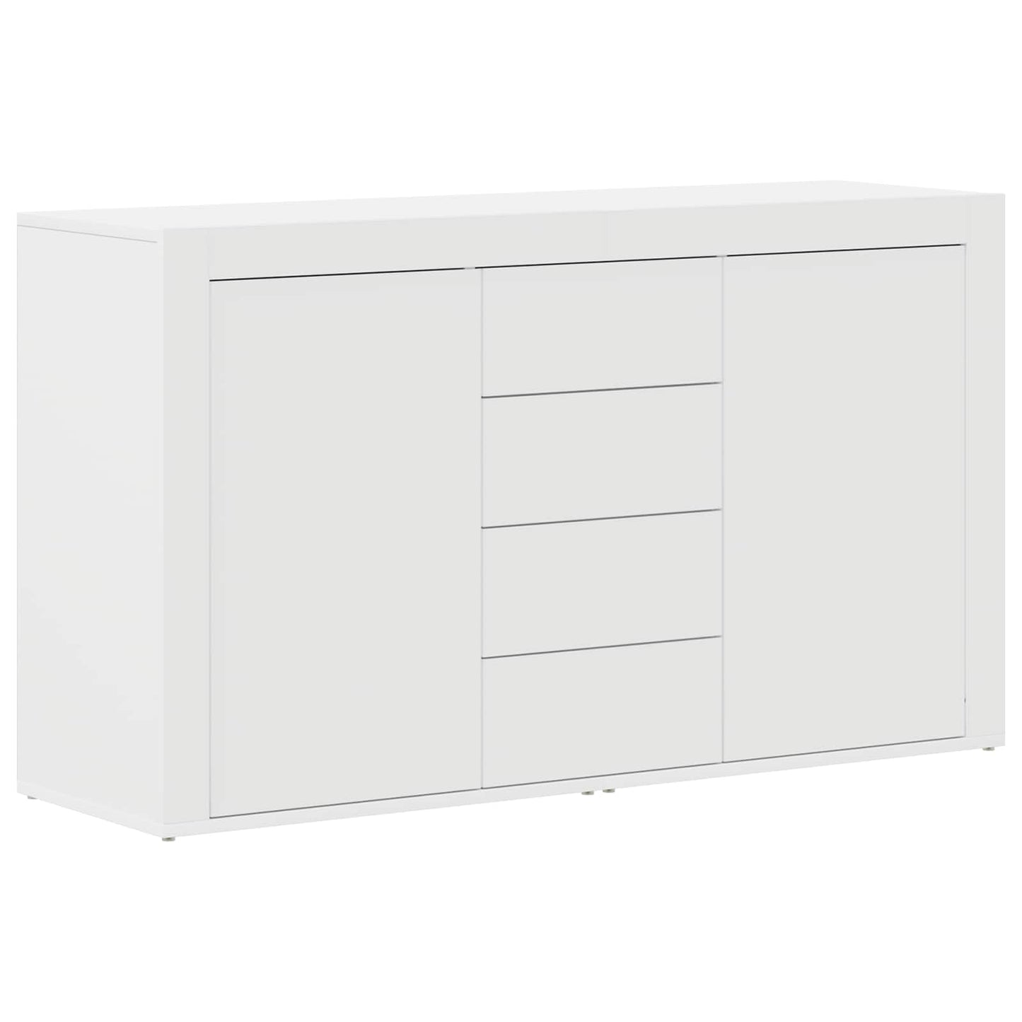 Sideboard Hvid 120 x 36 x 69 cm Konstrueret træ