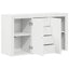 Sideboard Hvid 120 x 36 x 69 cm Konstrueret træ