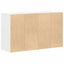 Sideboard Hvid 120 x 36 x 69 cm Konstrueret træ