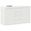 Sideboard Hvid 120 x 36 x 69 cm Konstrueret træ