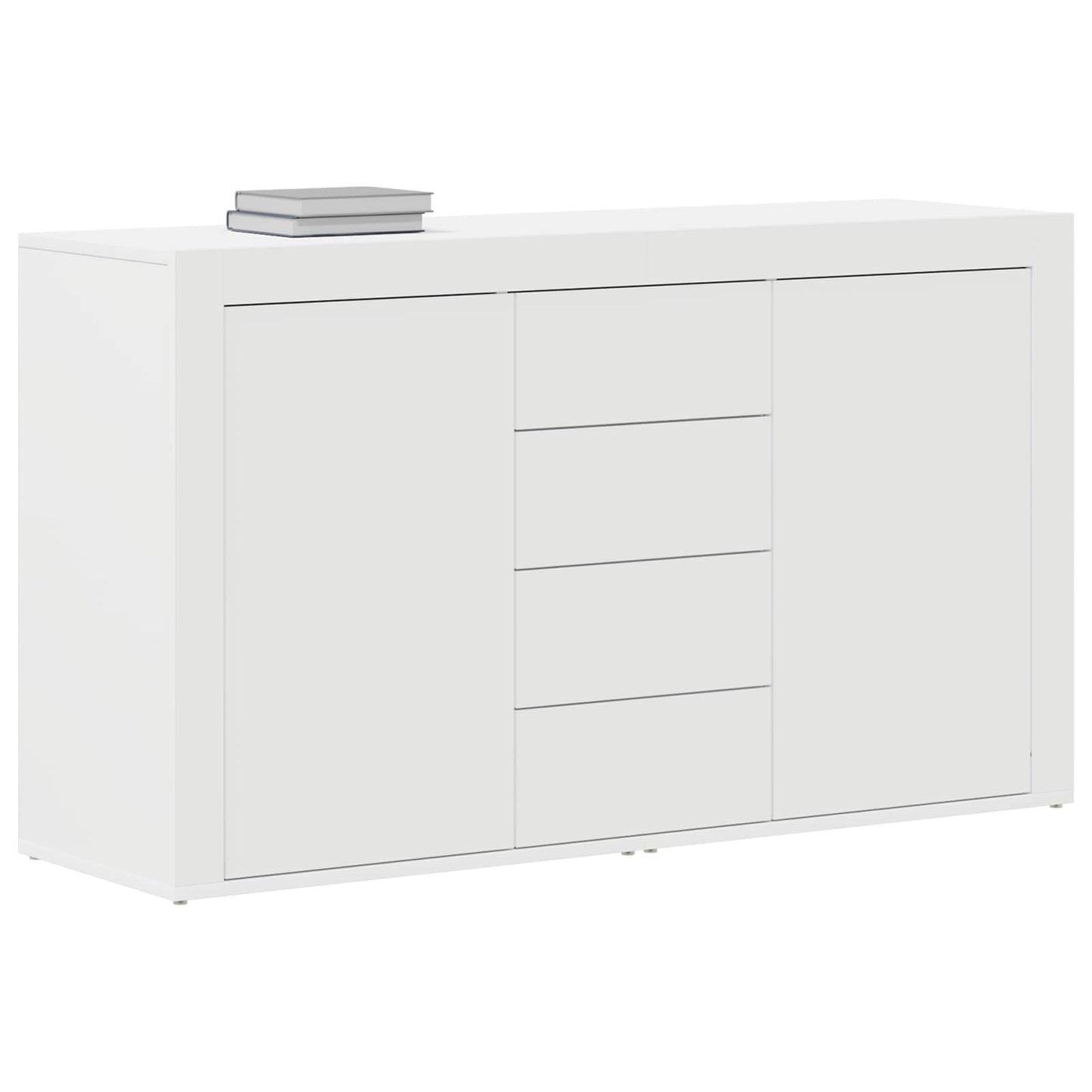 Sideboard Hvid 120 x 36 x 69 cm Konstrueret træ