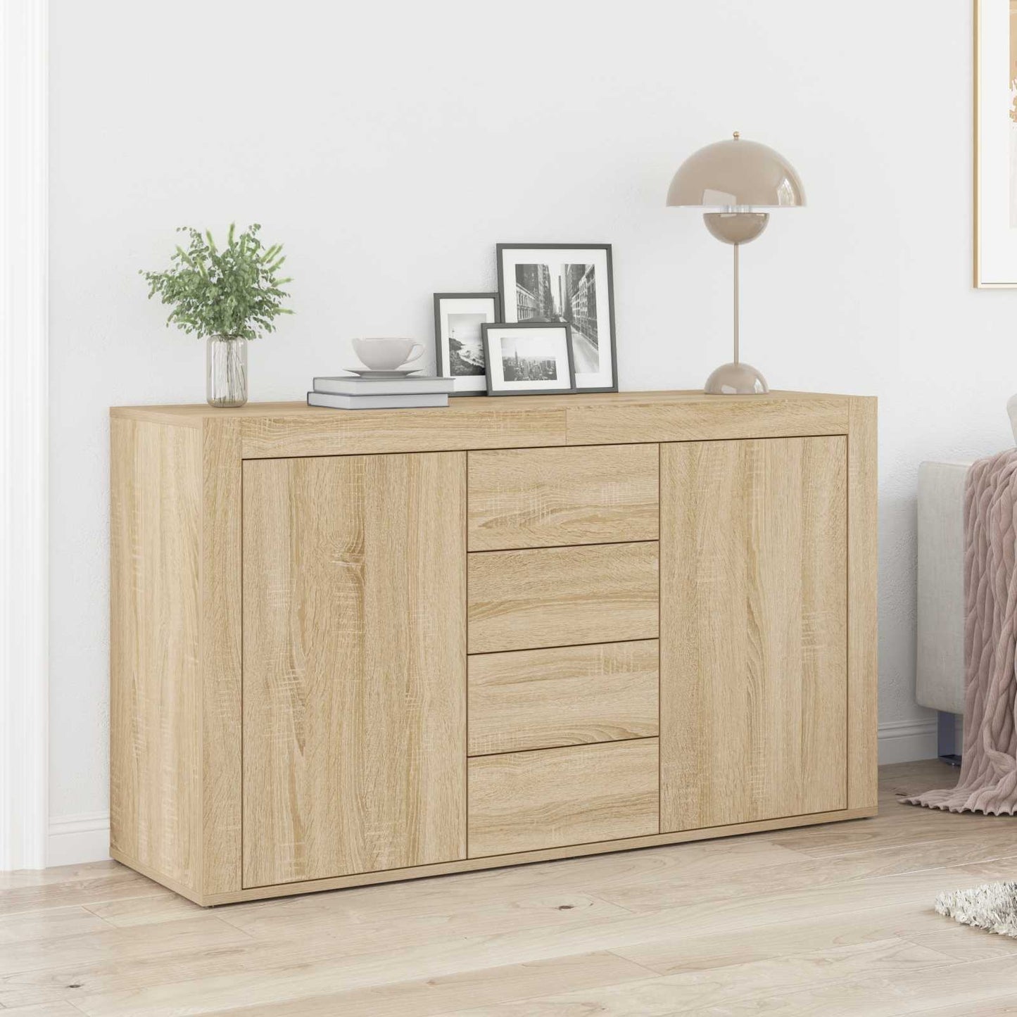 Sideboard Sonoma eg 120 x 36 x 69 cm Konstrueret træ