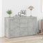Sideboard Beton Grå 120 x 36 x 69 cm Konstrueret træ