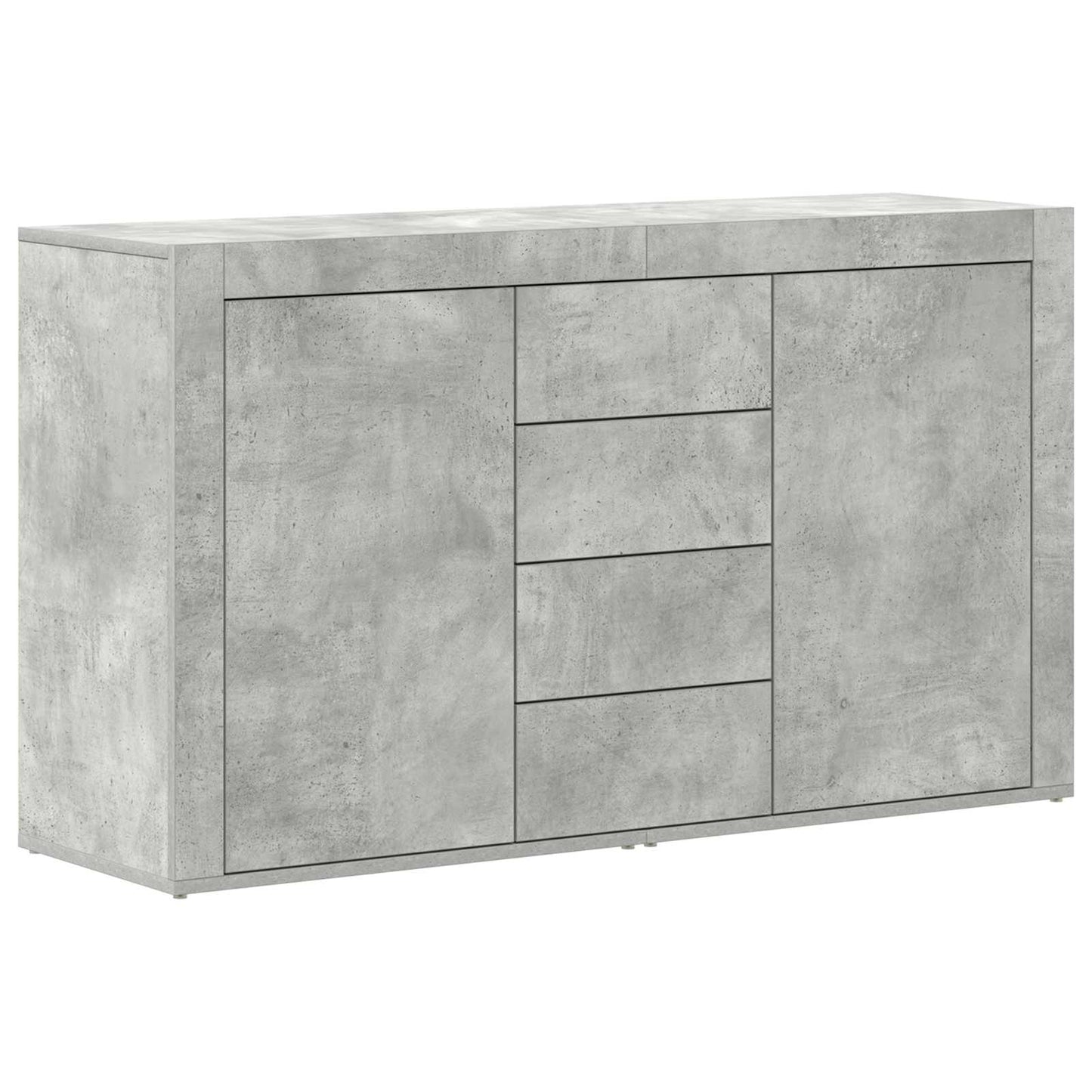 Sideboard Beton Grå 120 x 36 x 69 cm Konstrueret træ