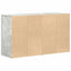 Sideboard Beton Grå 120 x 36 x 69 cm Konstrueret træ