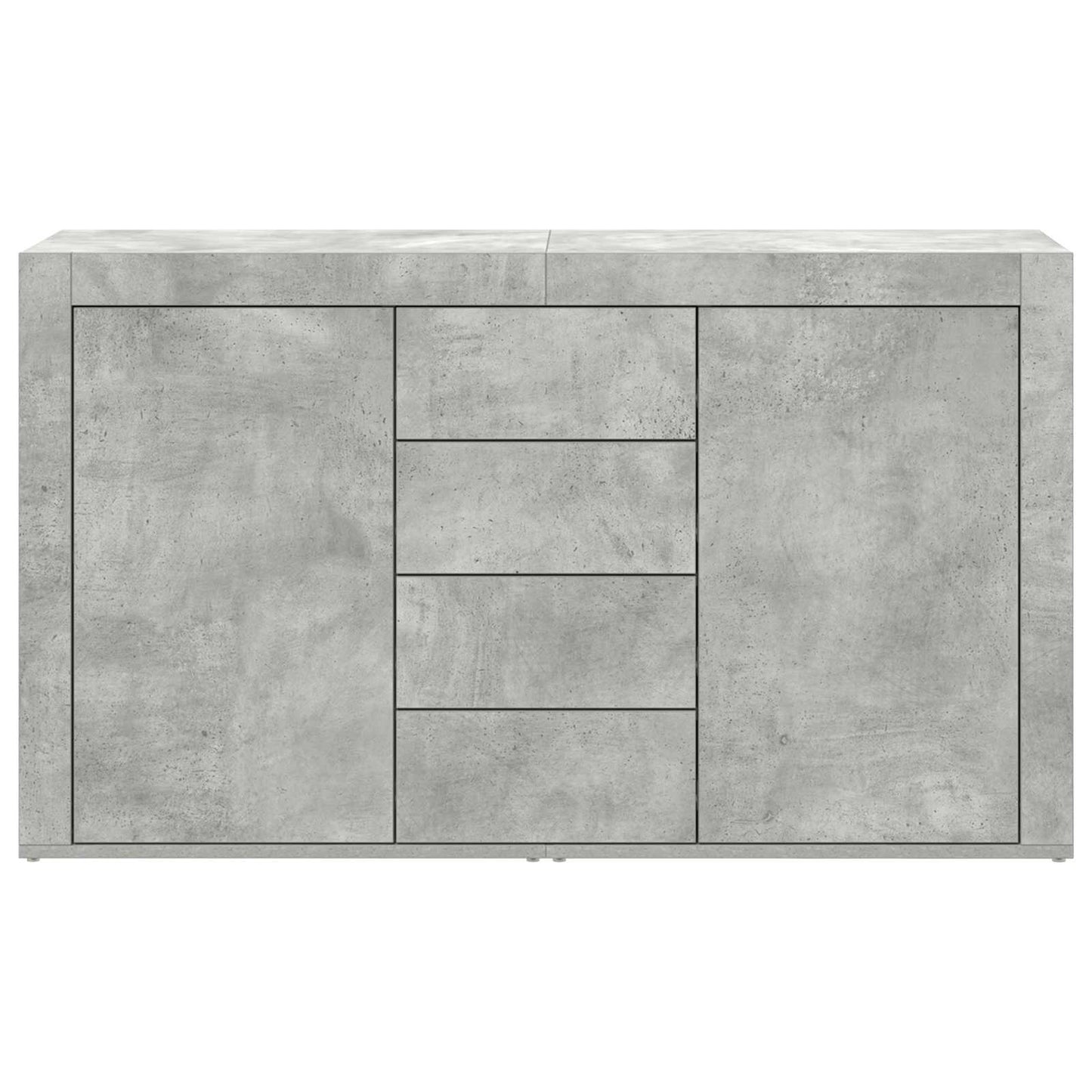 Sideboard Beton Grå 120 x 36 x 69 cm Konstrueret træ