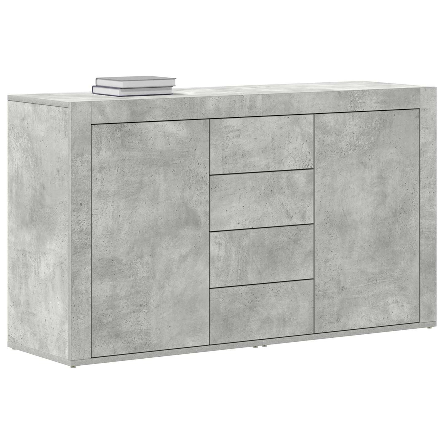 Sideboard Beton Grå 120 x 36 x 69 cm Konstrueret træ