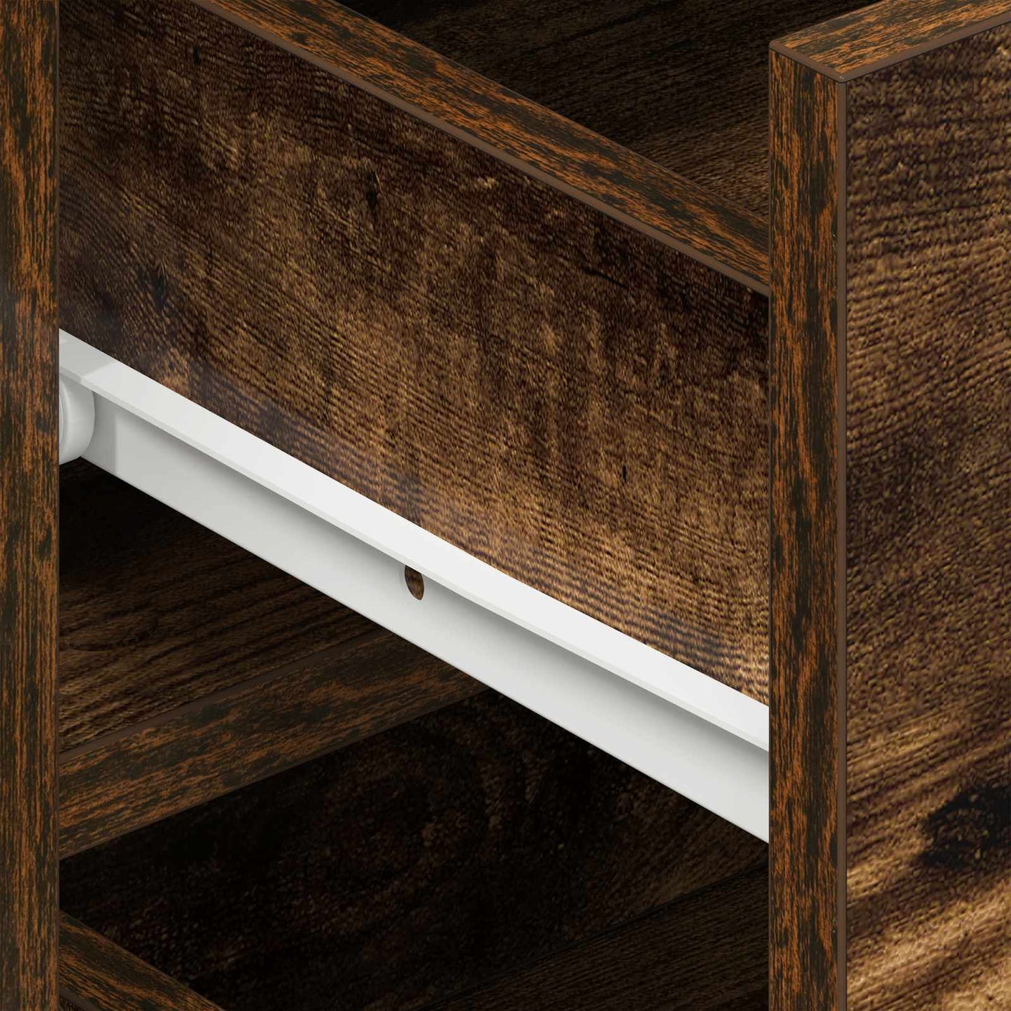 Sideboard Røget eg 120 x 36 x 69 cm Konstrueret træ