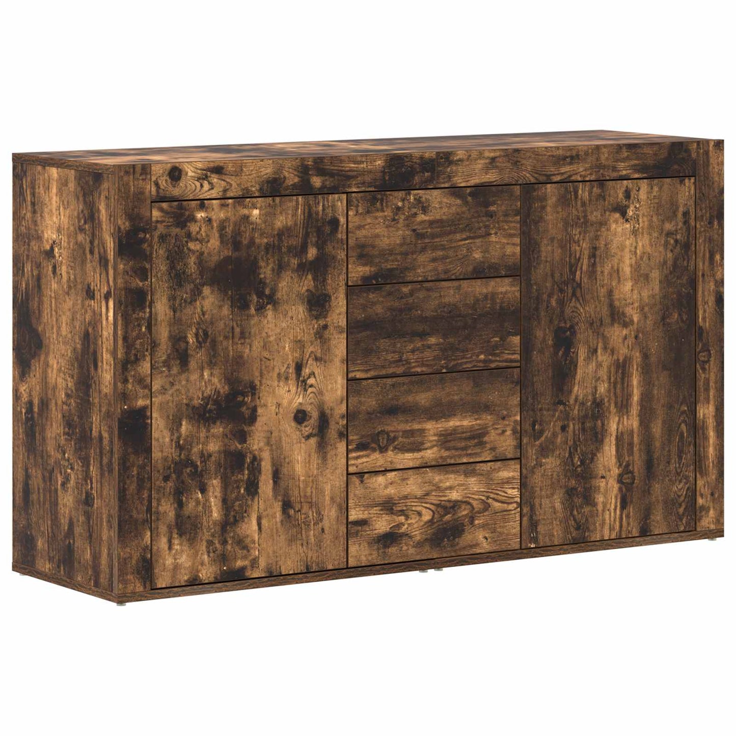 Sideboard Røget eg 120 x 36 x 69 cm Konstrueret træ