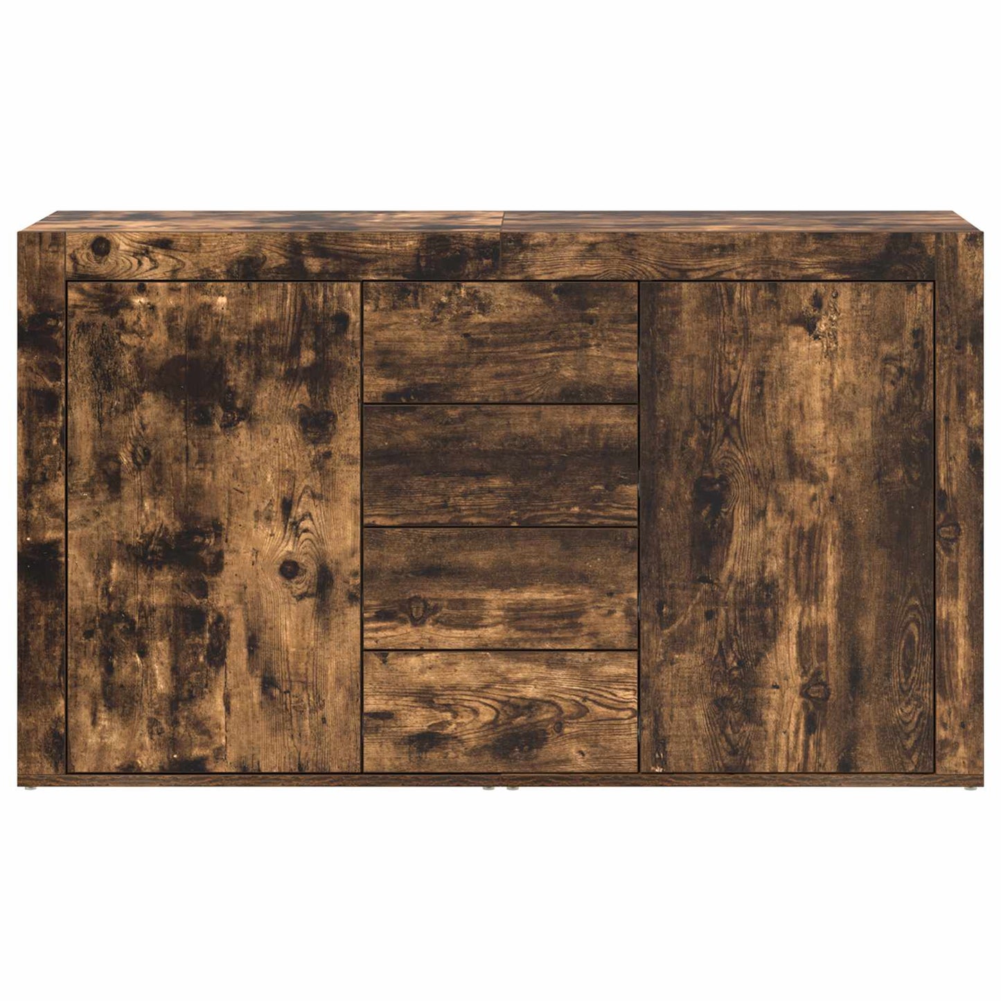 Sideboard Røget eg 120 x 36 x 69 cm Konstrueret træ