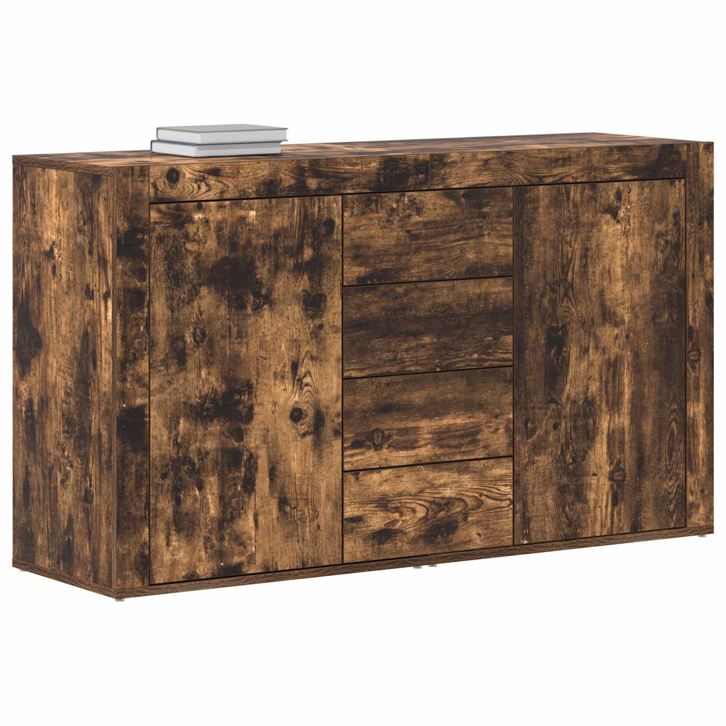 Sideboard Røget eg 120 x 36 x 69 cm Konstrueret træ