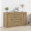 Sideboard Artisan Egetræ 120 x 36 x 69 cm Konstrueret træ
