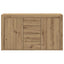 Sideboard Artisan Egetræ 120 x 36 x 69 cm Konstrueret træ