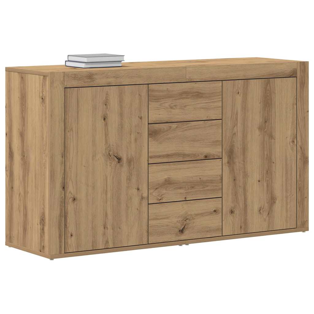 Sideboard Artisan Egetræ 120 x 36 x 69 cm Konstrueret træ
