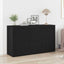 Sideboard Sort eg 120 x 36 x 69 cm Konstrueret træ