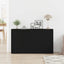 Sideboard Sort eg 120 x 36 x 69 cm Konstrueret træ