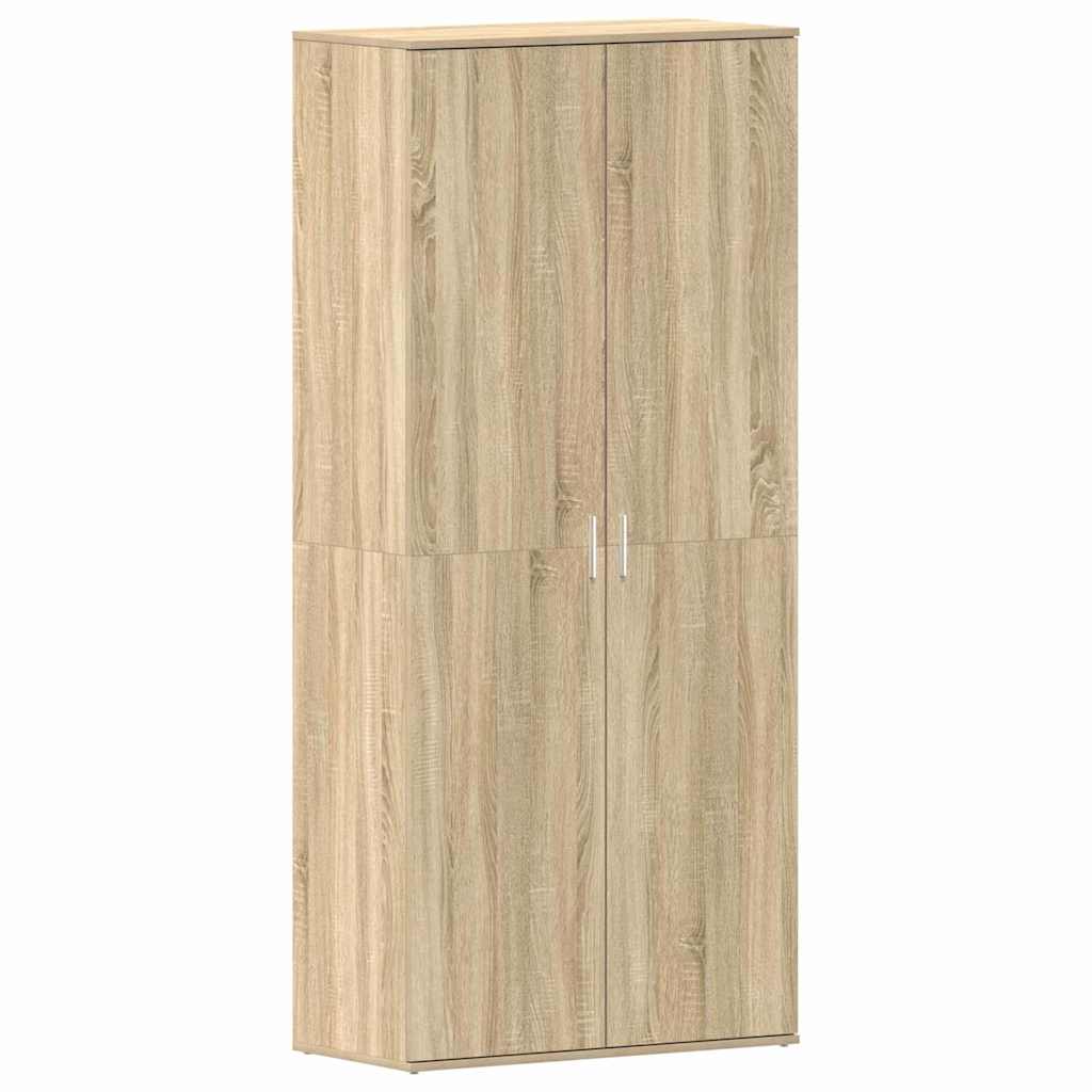 Sko skab med hylde Sonoma eg 80 x 39 x 178 cm Konstrueret træ