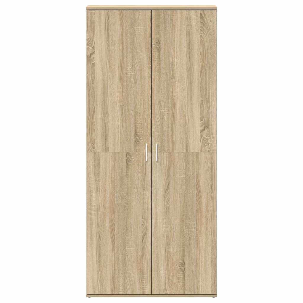 Sko skab med hylde Sonoma eg 80 x 39 x 178 cm Konstrueret træ