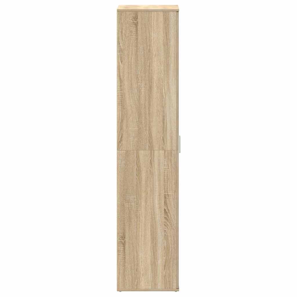Sko skab med hylde Sonoma eg 80 x 39 x 178 cm Konstrueret træ