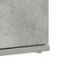 Sko skab 80 x 39 x 178 cm Konstrueret træ Beton Grå