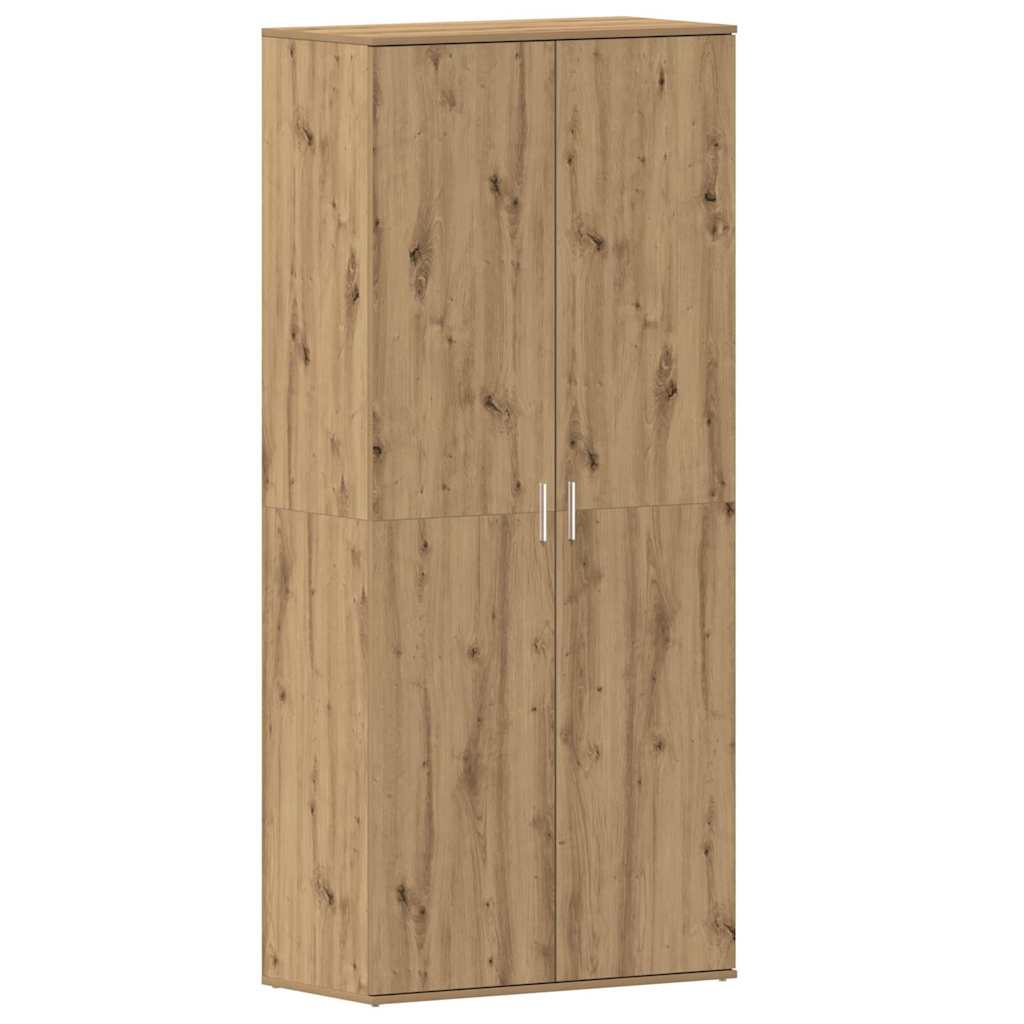 Sko skab 80 x 39 x 178 cm Konstrueret træ Artisan Egetræ