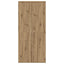 Sko skab 80 x 39 x 178 cm Konstrueret træ Artisan Egetræ