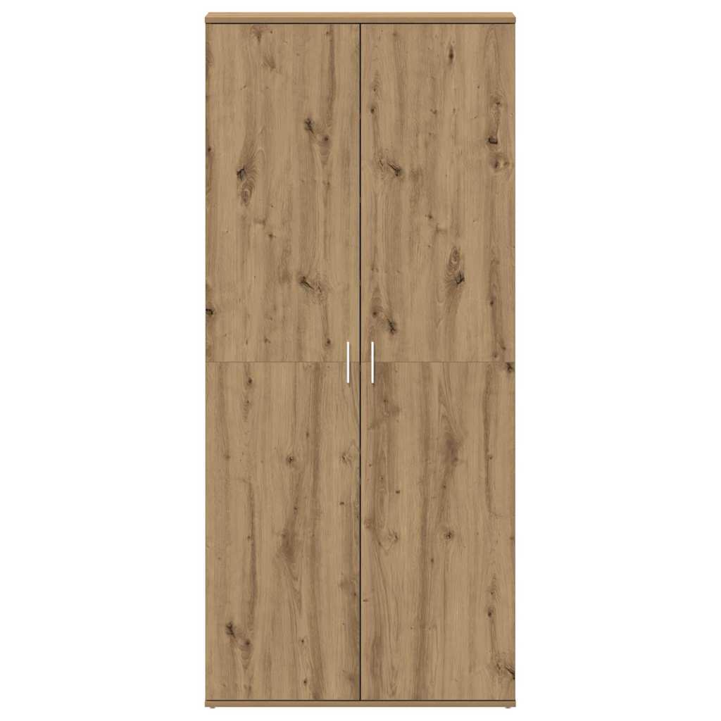 Sko skab 80 x 39 x 178 cm Konstrueret træ Artisan Egetræ