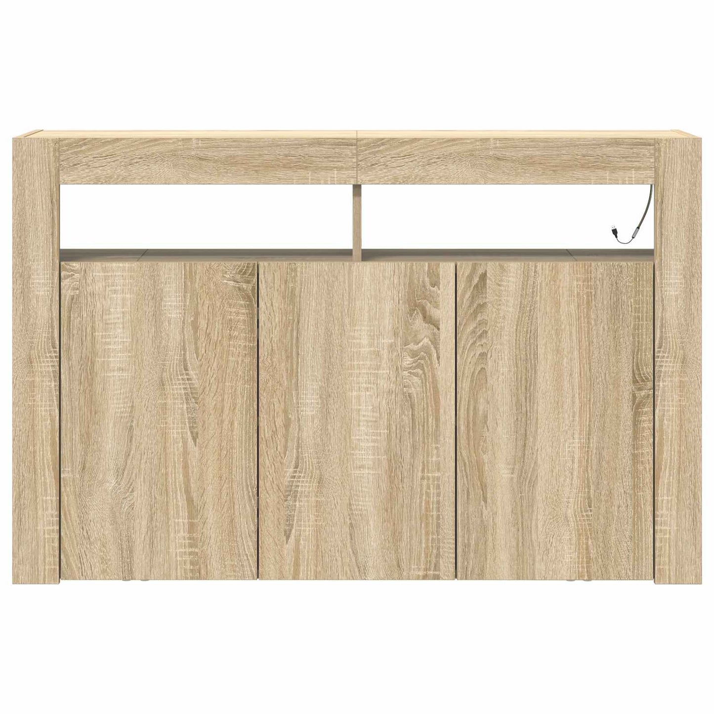 Sideboard Sonoma eg 116 x 30 x 75 cm Konstrueret træ