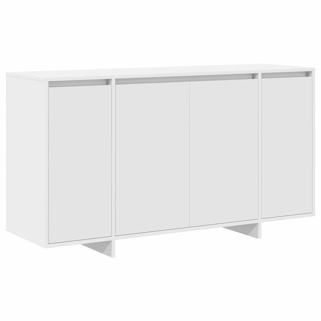 Sideboard Hvid 135 x 41 x 75 cm Konstrueret træ