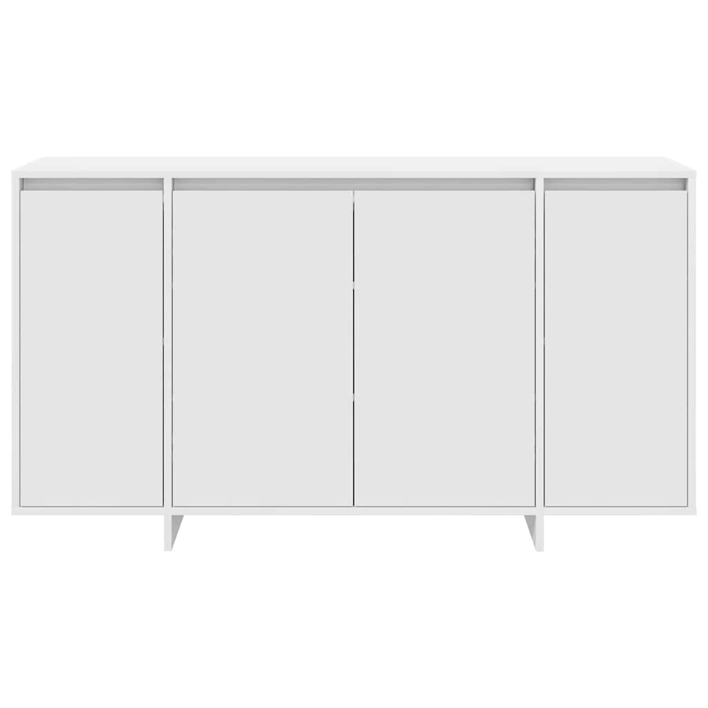 Sideboard Hvid 135 x 41 x 75 cm Konstrueret træ