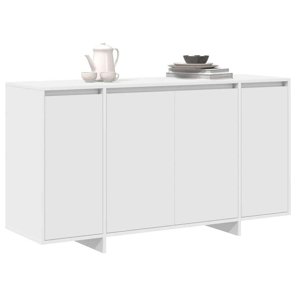 Sideboard Hvid 135 x 41 x 75 cm Konstrueret træ