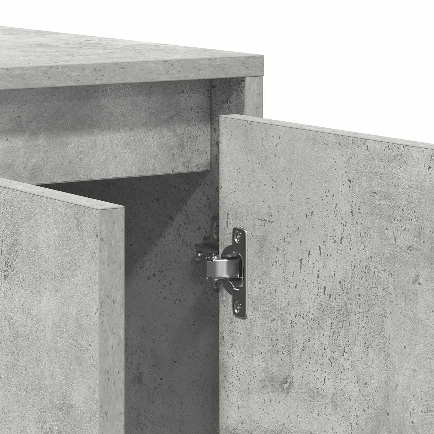 Sideboard Beton Grå 135 x 41 x 75 cm Konstrueret træ