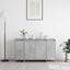 Sideboard Beton Grå 135 x 41 x 75 cm Konstrueret træ