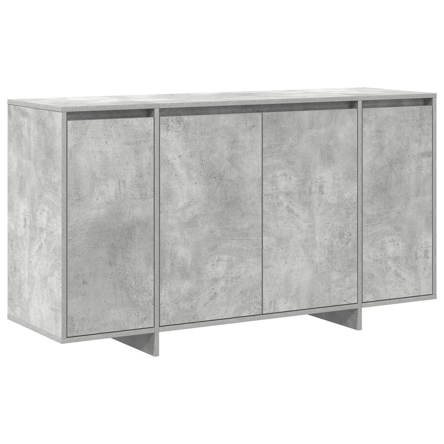 Sideboard Beton Grå 135 x 41 x 75 cm Konstrueret træ