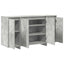 Sideboard Beton Grå 135 x 41 x 75 cm Konstrueret træ
