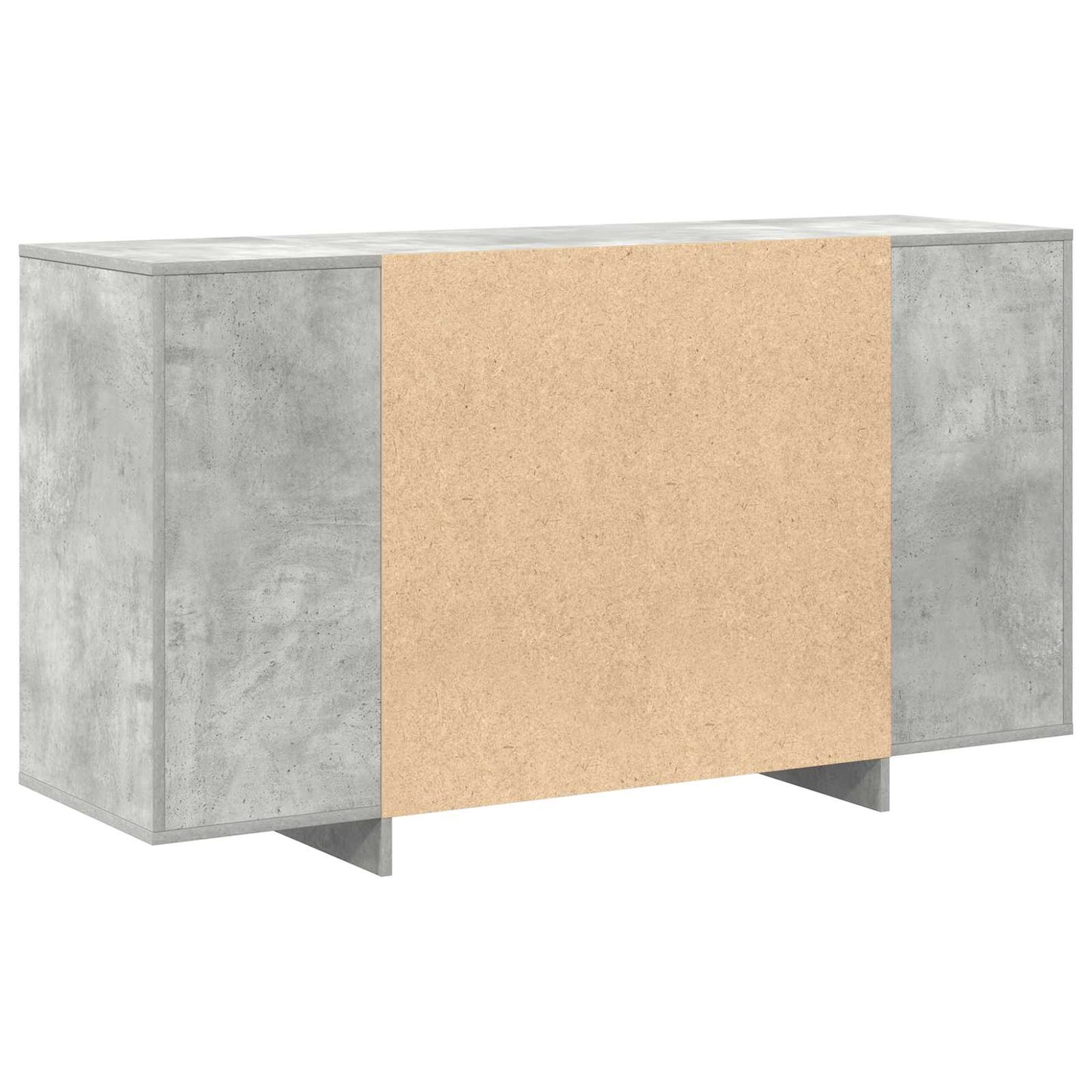 Sideboard Beton Grå 135 x 41 x 75 cm Konstrueret træ