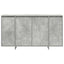 Sideboard Beton Grå 135 x 41 x 75 cm Konstrueret træ