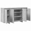 Sideboard Grå Sonoma 135 x 41 x 75 cm Konstrueret træ