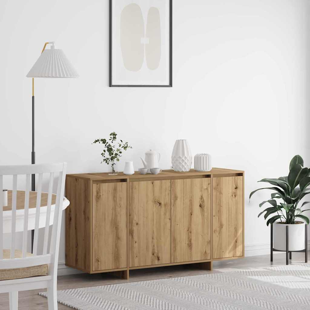 Sideboard Artisan Egetræ 135 x 41 x 75 cm Konstrueret træ