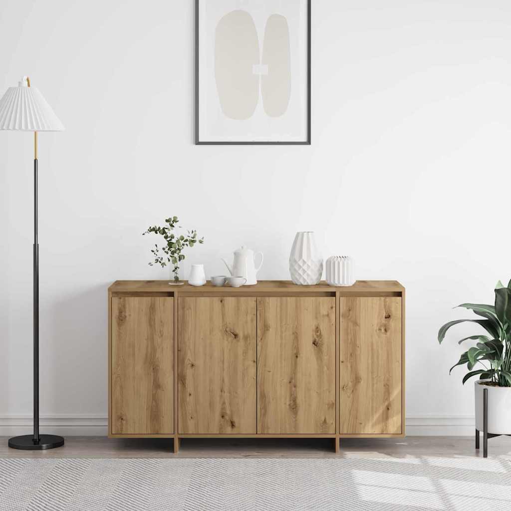 Sideboard Artisan Egetræ 135 x 41 x 75 cm Konstrueret træ
