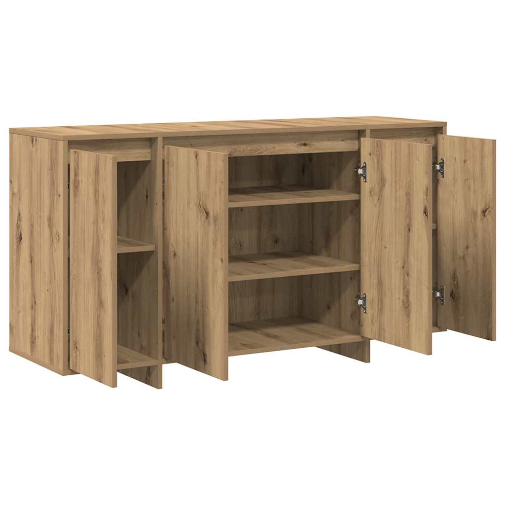 Sideboard Artisan Egetræ 135 x 41 x 75 cm Konstrueret træ