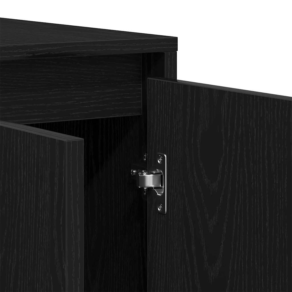 Sideboard Sort eg 135 x 41 x 75 cm Konstrueret træ