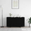 Sideboard Sort eg 135 x 41 x 75 cm Konstrueret træ