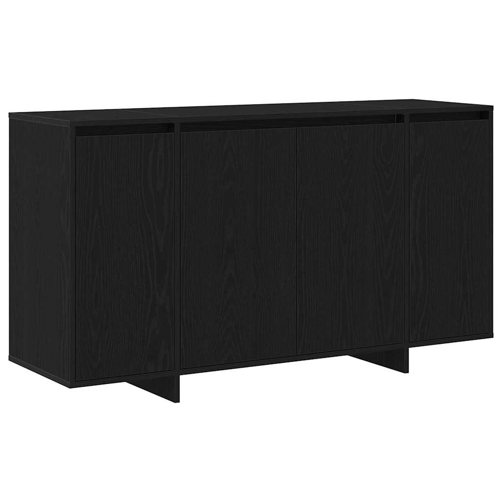 Sideboard Sort eg 135 x 41 x 75 cm Konstrueret træ